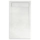 receveur de douche rectangulaire / à poser / extra plat / en résine