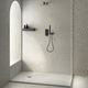 receveur de douche rectangulaire / à poser / extra plat / en résine