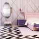 miroir mural / professionnel / contemporain / ovale