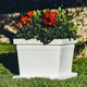 jardinière en polyéthylène rotomoulé / rectangulaire / résistante aux intempéries / résistante aux UV