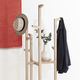 porte-manteau sur pied / contemporain / en frêne / pour hôtel