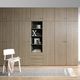 armoire contemporaine / en bois laqué / à portes battantes