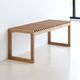 banc contemporain / en chêne