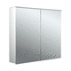 armoire de toilette à miroir contemporaine / résidentielle / en aluminium / polie