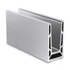 profilé en aluminium / en U / pour garde-corps / préfabriqué