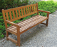 banc public contemporain / en bois / avec dossier / avec accoudoirs