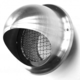 grille de ventilation en inox / ronde / résidentielle / pour le soufflage et la reprise d'air
