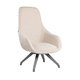 fauteuil contemporain / en tissu / en bois / tapissé