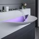 vasque suspendue / en Solid Surface / sculpturale / contemporaine