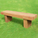 banc public contemporain / en bois / écolabel FSC / durable