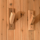 patère contemporaine / en bois / individuelle