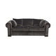 canapé lit / classique / en tissu / anthracite
