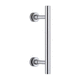 poignée de tirage pour porte en verre / en acier inoxydable poli / contemporaine / résidentielle