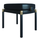 tabouret de piano contemporain / en cuir / en bois laqué brillant / en hêtre