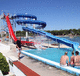 toboggan aquatique tournant / pour parc aquatique / multiple / tubulaire