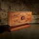 commode contemporaine / en chêne / en noyer / en cuir