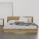 lit double / design minimaliste / avec tête de lit / écolabel FSC