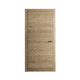 porte d'intérieur / en bois massif / en bois de feuillus / en chêne naturel