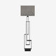 lampe sur pied / en laiton / en soie / en marbre