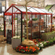 serre de jardinage / monochapelle / structure en aluminium / en verre