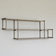 étagère murale / contemporaine / en aluminium anodisé / sur mesure
