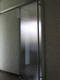 système coulissant en aluminium / en acier inoxydable / pour porte en verre / mural
