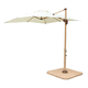 parasol carré / déporté / orientable / en aluminium