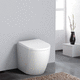 toilette intelligente / à poser / en céramique / allongée