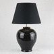 lampe de table / en métal / en tissu / en céramique