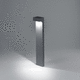 borne d'éclairage de jardin / contemporaine / en fonte d'aluminium / avec diffuseur en verre trempé