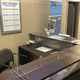 séparateur de bureau de protection / sur bureau / en PVC / transparent