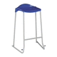 tabouret contemporain / en plastique / empilable / avec repose-pieds