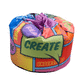 fauteuil poire contemporain / en tissu / multicolore / pour école maternelle