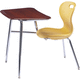 chaise contemporaine / d'intérieur / en plastique / table intégrée