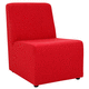 fauteuil contemporain / en tissu / en mousse / en acier