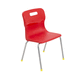 chaise contemporaine / d'intérieur / en polypropylène / avec piètement en acier