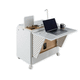 bureau contemporain / en chêne / aggloméré / en métal