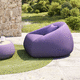 fauteuil contemporain / en tissu / en aluminium / avec coussin amovible