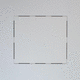 trappe d'accès pour cloison / pour plafond / rectangulaire / en composite