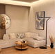 lampe sur pied / en plastique / en métal / moderne