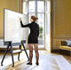 tableau blanc / magnétique / effaçable / de présentation