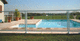 barrière de protection / fixe / en verre / de piscine