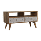 meuble TV design scandinave / avec tiroirs / avec étagères / en bois massif