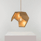 lampe surcyclée / suspension / en coton / en bois