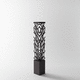 lampe sur pied / en inox / contemporaine / d'intérieur