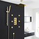 set de douche à encastrer / contemporain / avec douche à main / thermostatique