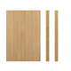 panneau décoratif. en bois / pour agencement intérieur / lisse / aspect bois