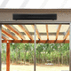 chauffage de terrasse infrarouge de plafond / mural / électrique / résidentiel