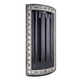 armoire d'angle / classique / en ébène de macassar / à portes battantes