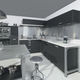 cuisine contemporaine / en bois teinté / en métal / en Fenix NTM®